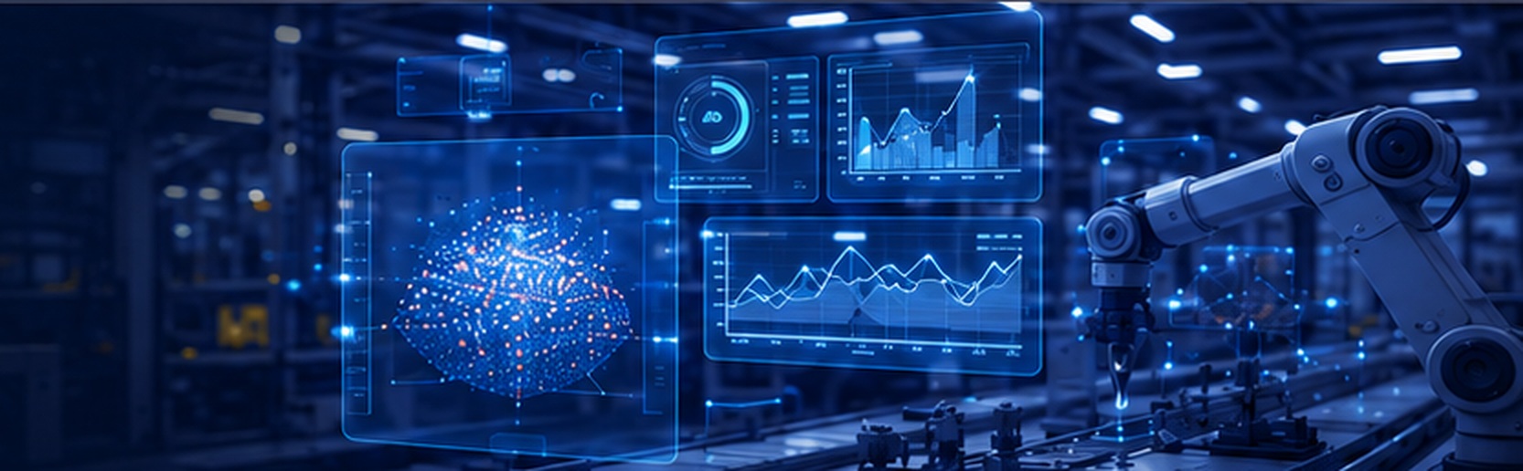 Generated industrial AI and smart manufacturing visualization
